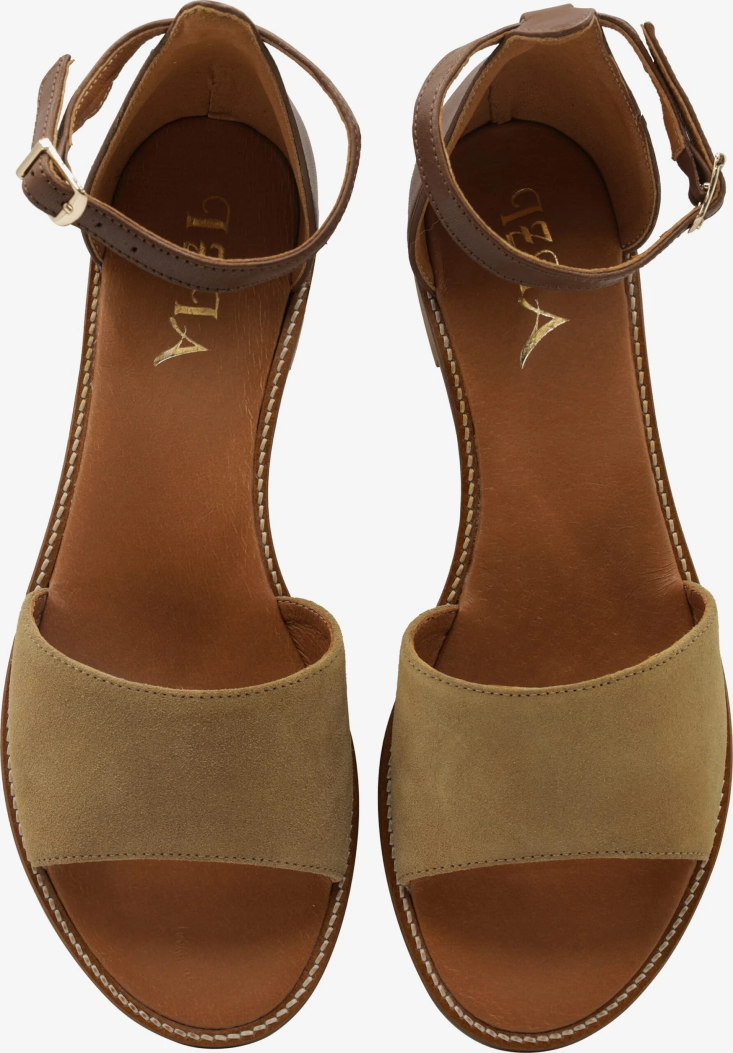 IZIA Sandalen Met Bandjes Sandalen Met Riem Dames Mosterd 3 IZIA Sandalen Met Bandjes Sandalen Met Riem Dames Mosterd - Afbeelding 3