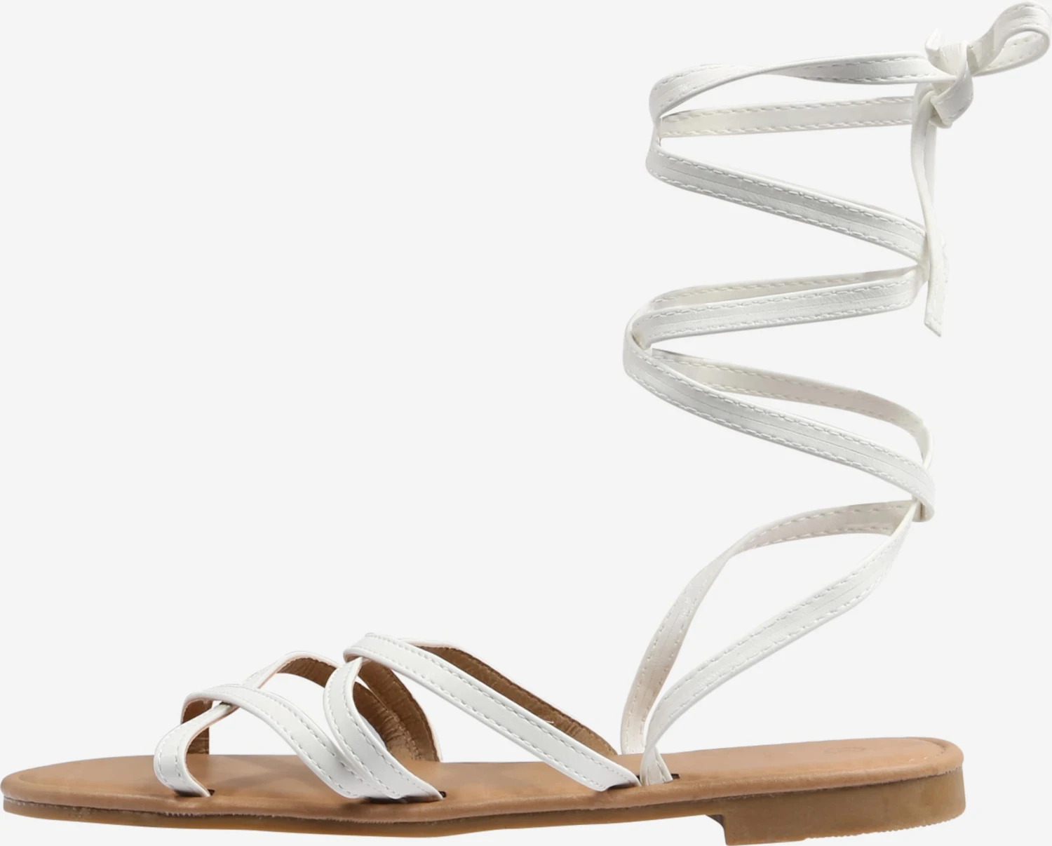 NASTY GAL Sandalen Met Bandjes Sandalen Met Riem Dames Natuurwit 2 NASTY GAL Sandalen Met Bandjes Sandalen Met Riem Dames Natuurwit - Afbeelding 2