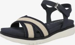 Tamaris Plateau Sandalen Sandaal Dames Navy