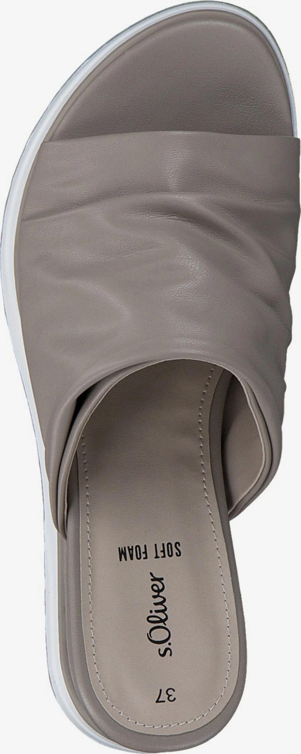 S.Oliver Sandalen Met Hak Muiltjes Dames Taupe 3 S.Oliver Sandalen Met Hak Muiltjes Dames Taupe - Afbeelding 3