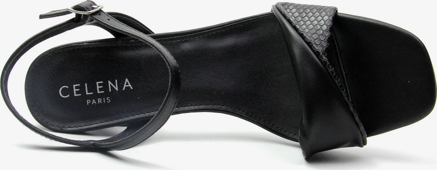 Sandalen Met Hak Sandaal Ching Dames Zwart 5 Sandalen Met Hak Sandaal Ching Dames Zwart - Afbeelding 5