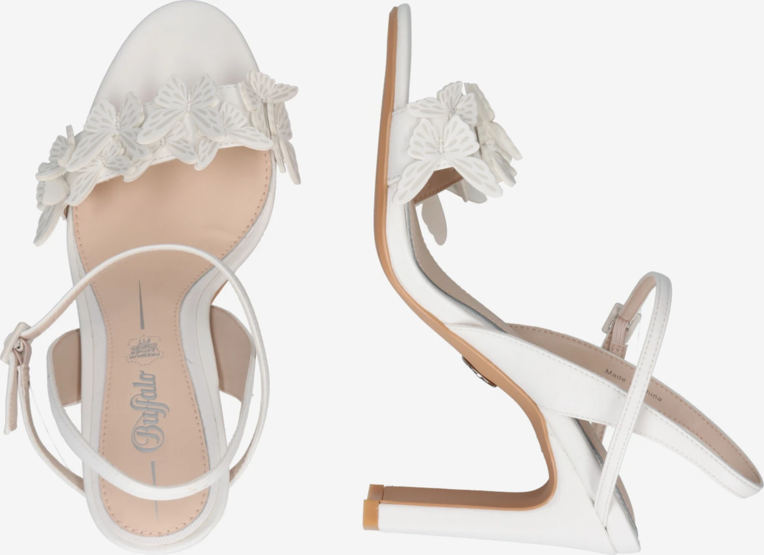 Buffalo Sandalen Met Hak Sandaal Carla Dames Wit 2 Buffalo Sandalen Met Hak Sandaal Carla Dames Wit - Afbeelding 2