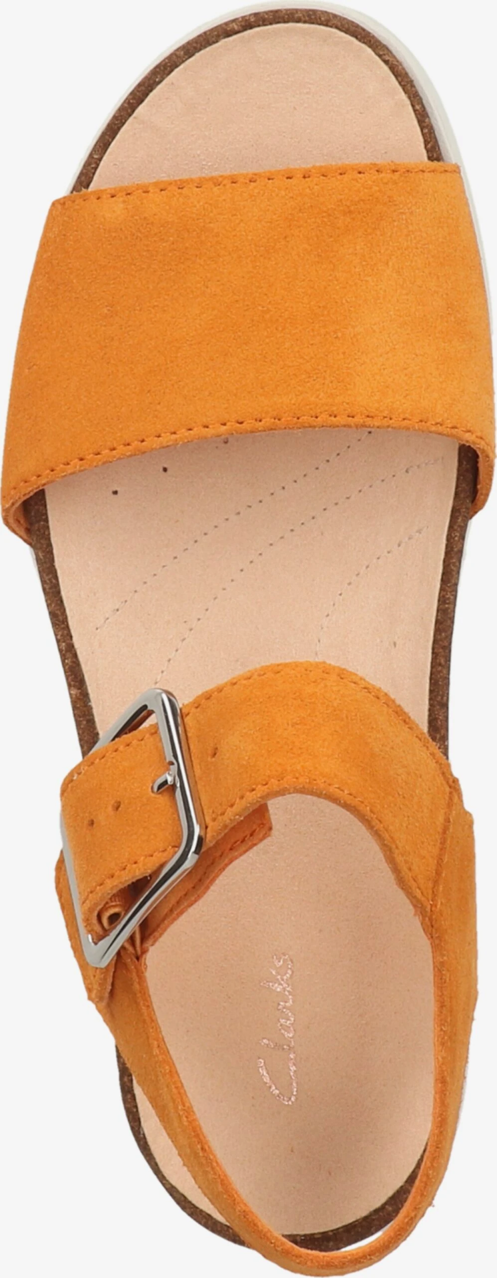 Clarks Sandalen Met Hak Sandalen Met Riem Dames Safraan 6 Clarks Sandalen Met Hak Sandalen Met Riem Dames Safraan - Afbeelding 6