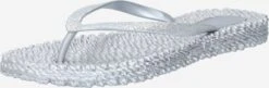 ILSE JACOBSEN Slippers Teenslipper Dames Zilver