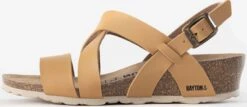 Plateau Sandalen Sandaal Berga Dames Bruin