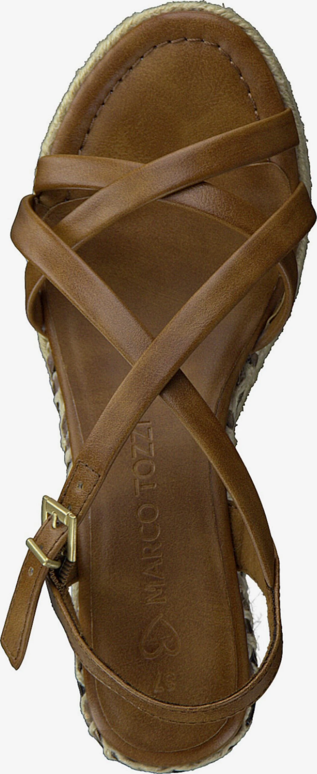 Marco Tozzi Sandalen Met Hak Sandaal Dames Cognac 4 Marco Tozzi Sandalen Met Hak Sandaal Dames Cognac - Afbeelding 4