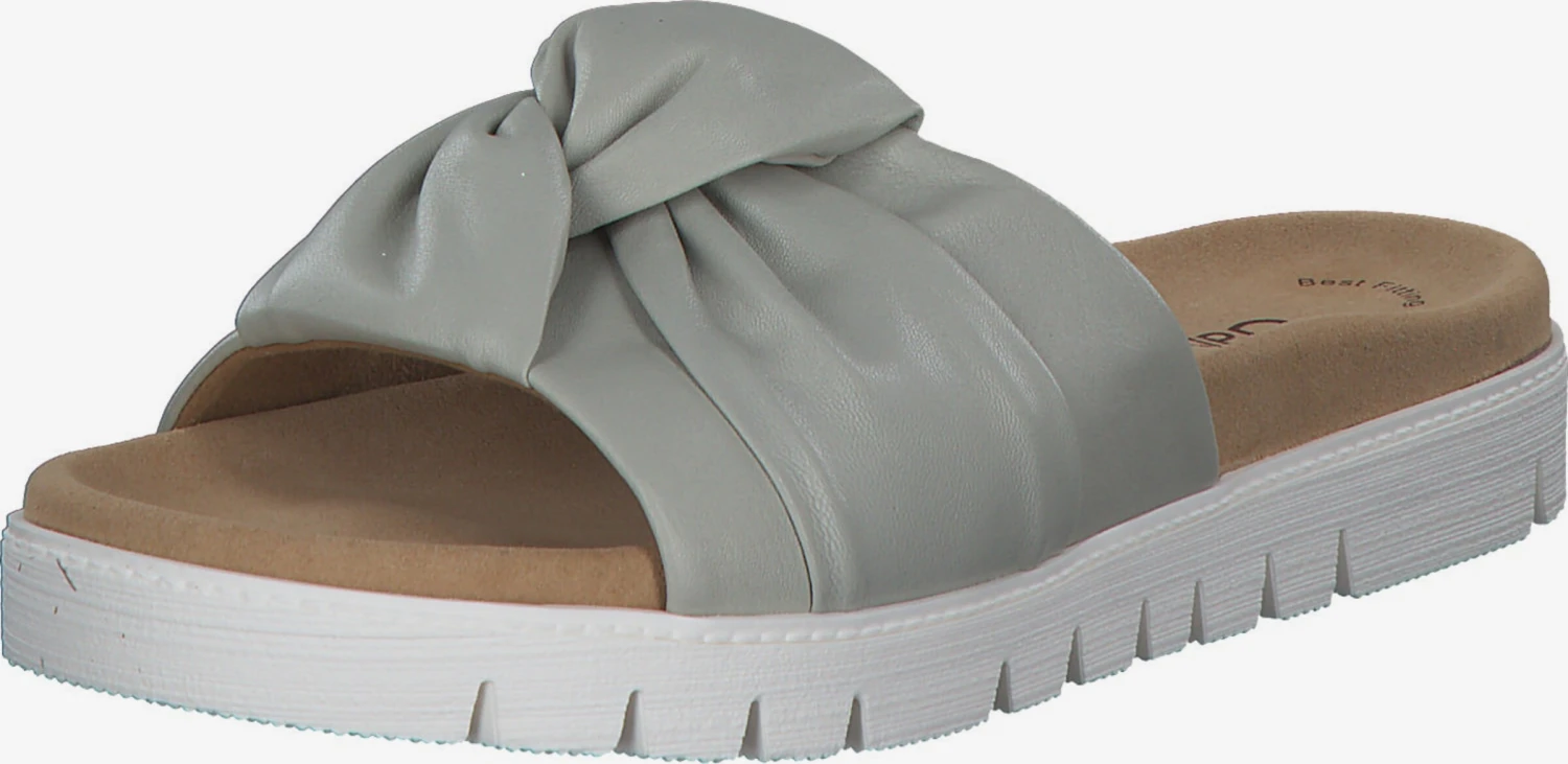 Gabor Plateau Sandalen Muiltjes Dames Pastelgroen 1 Gabor Plateau Sandalen Muiltjes Dames Pastelgroen