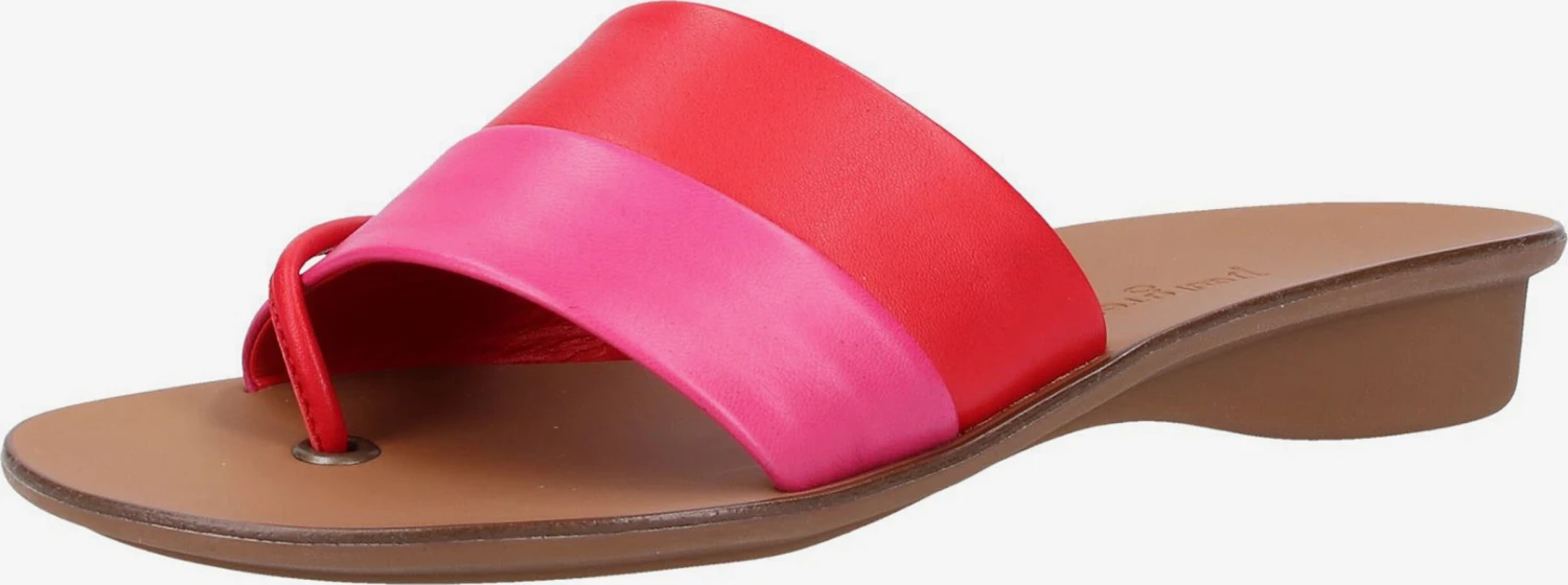 Paul Green Slippers Teenslipper Dames Pink / Rood 1 Paul Green Slippers Teenslipper Dames Pink / Rood