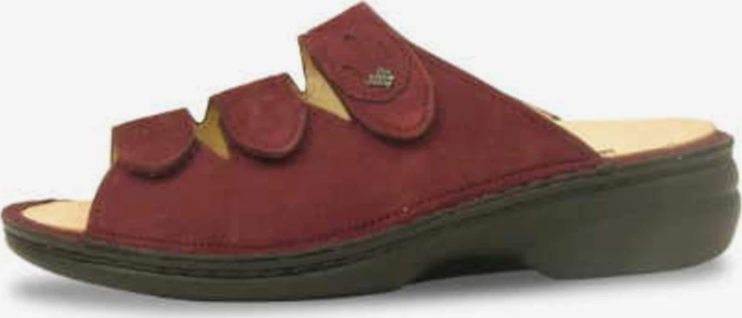 Finn Comfort Plateau Sandalen Muiltjes Dames Bordeaux 2 Finn Comfort Plateau Sandalen Muiltjes Dames Bordeaux - Afbeelding 2