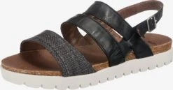 Camel Active Sandalen Met Bandjes Sandalen Met Riem Sicilia 75 Dames Zwart