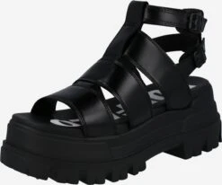 Buffalo Sandalen Met Bandjes Sandalen Met Riem Aspha Dames Zwart