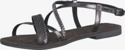 Tamaris Sandalen Met Bandjes Sandalen Met Riem Dames Antraciet