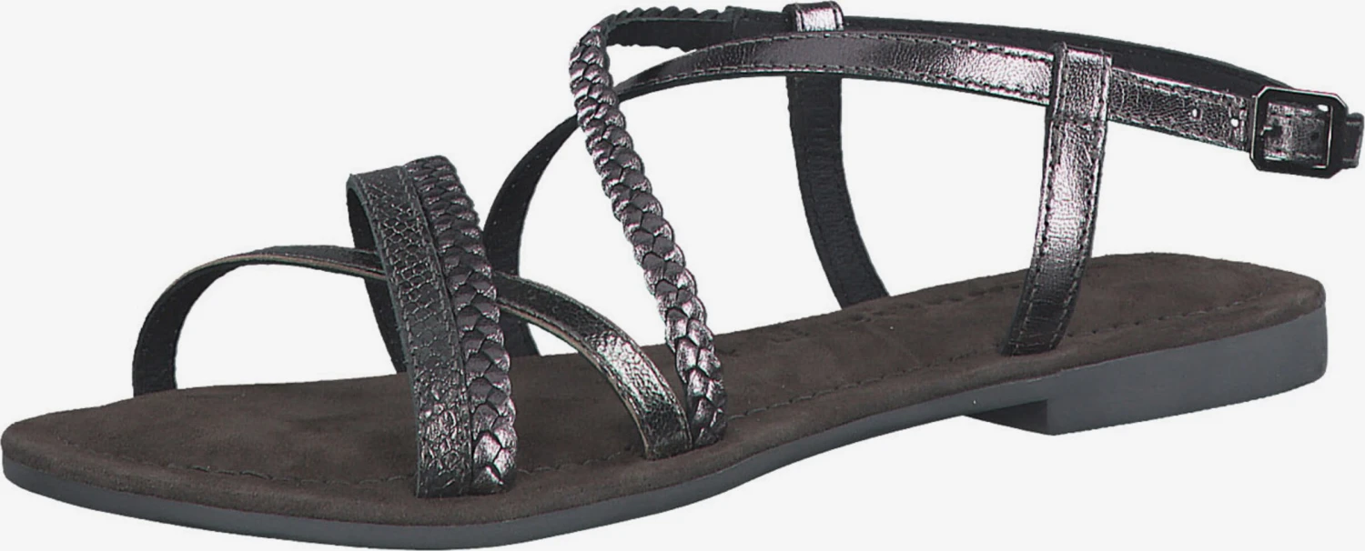 Tamaris Sandalen Met Bandjes Sandalen Met Riem Dames Antraciet 1 Tamaris Sandalen Met Bandjes Sandalen Met Riem Dames Antraciet