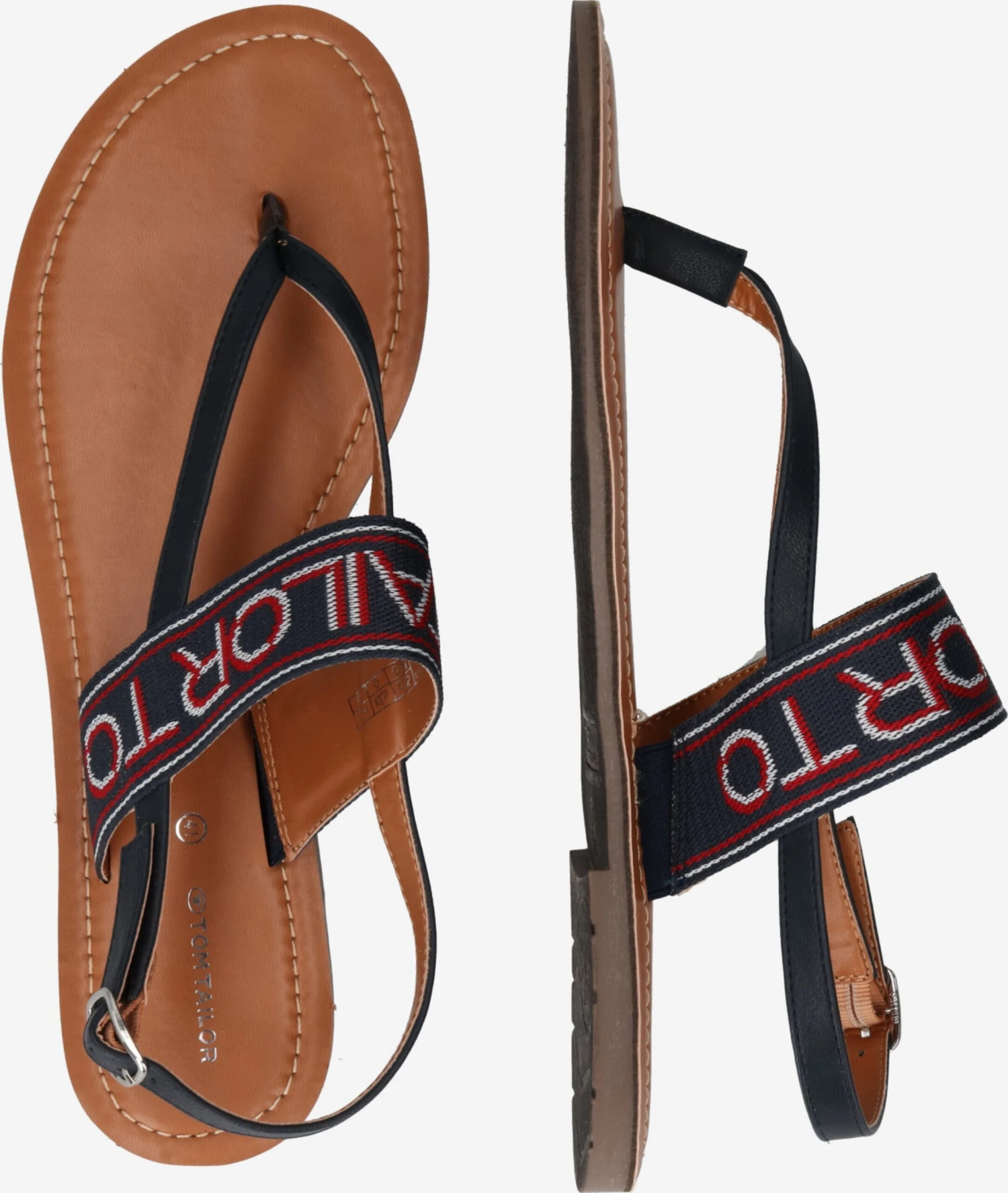 Tom Tailor Slippers Teenslipper Dames Navy 2 Tom Tailor Slippers Teenslipper Dames Navy - Afbeelding 2