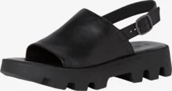 S.Oliver Plateau Sandalen Sandaal Dames Zwart