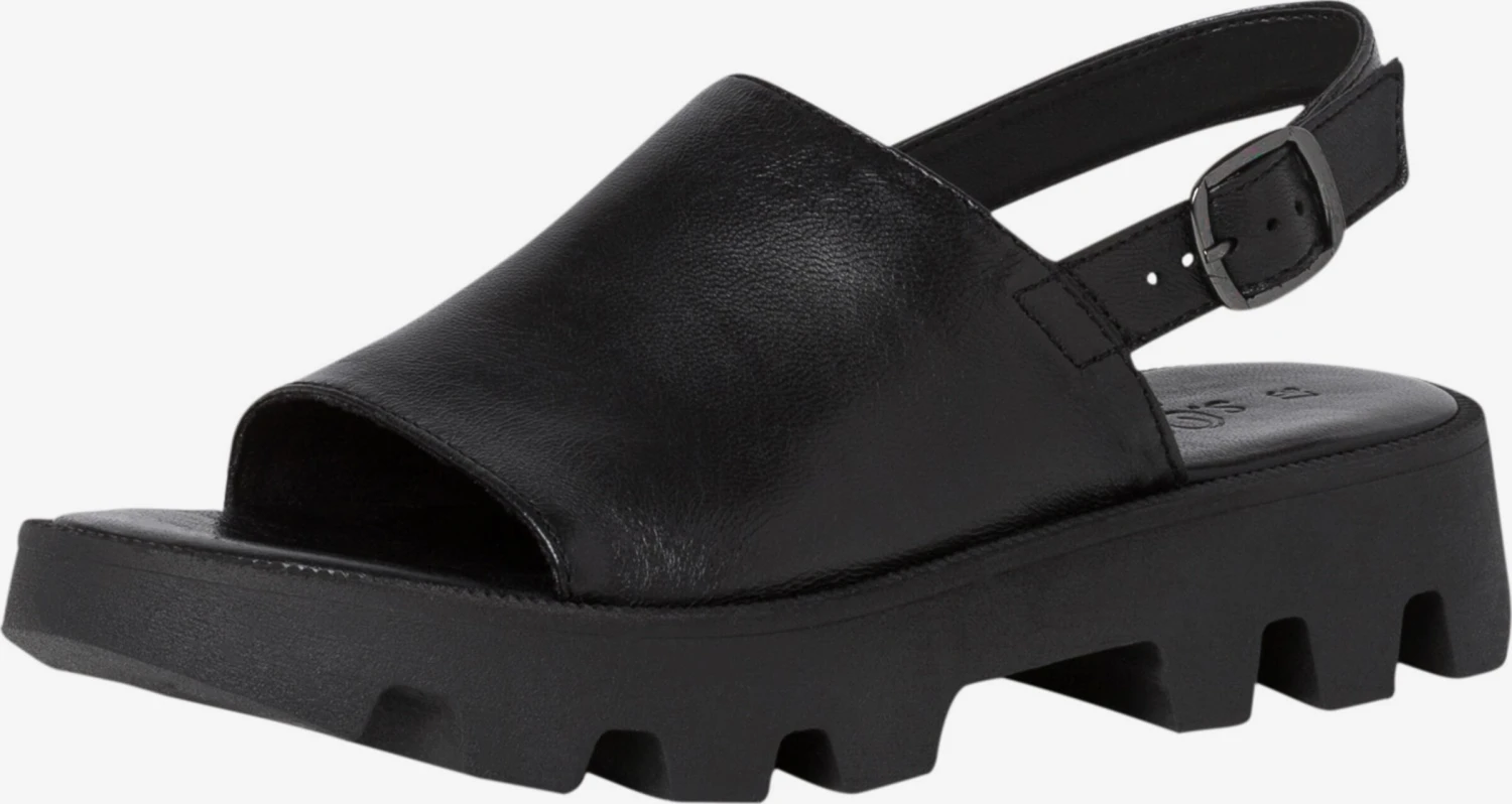 S.Oliver Plateau Sandalen Sandaal Dames Zwart 1 S.Oliver Plateau Sandalen Sandaal Dames Zwart