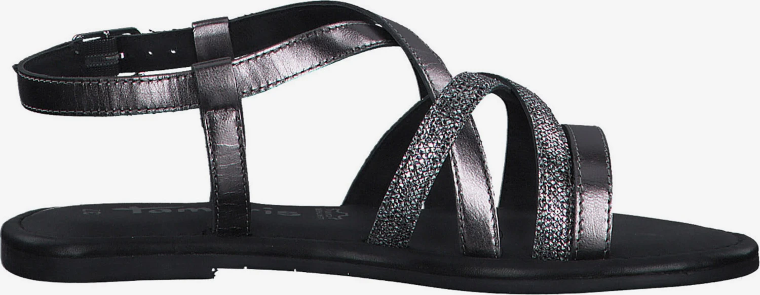 Tamaris Sandalen Met Bandjes Sandalen Met Riem Dames Donkergrijs 3 Tamaris Sandalen Met Bandjes Sandalen Met Riem Dames Donkergrijs - Afbeelding 3