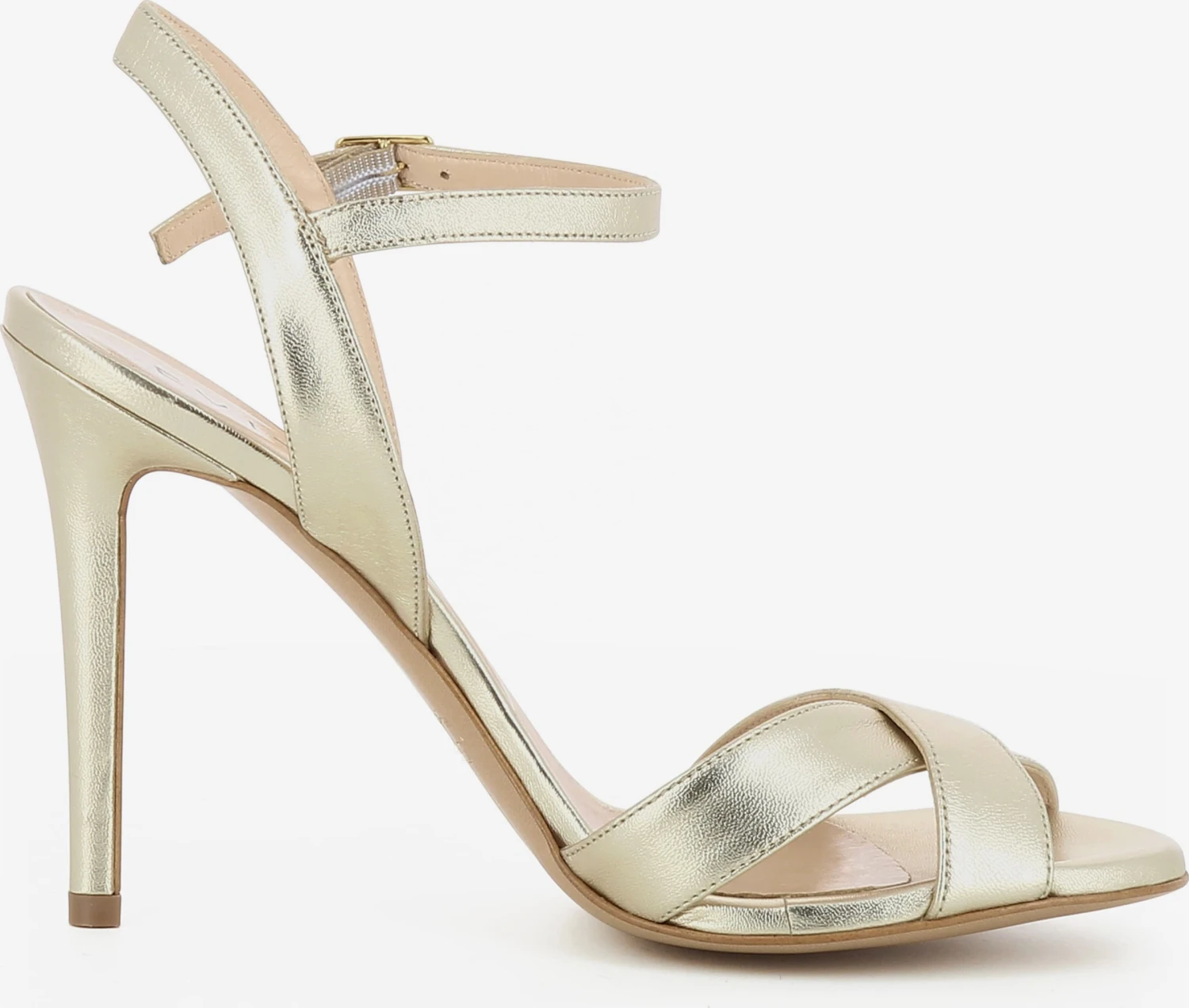 Sandalen Met Hak Sandalen Met Riem Dames Goud 3 Sandalen Met Hak Sandalen Met Riem Dames Goud - Afbeelding 3