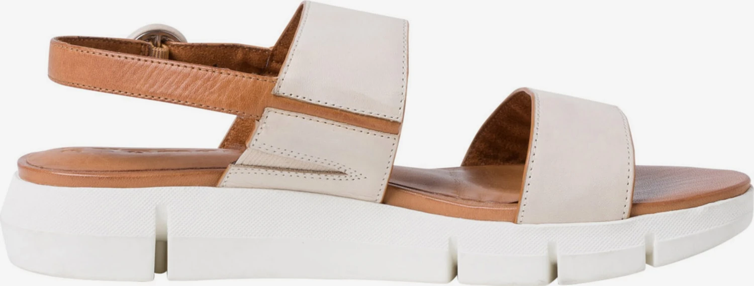 Tamaris Plateau Sandalen Sandaal Dames Natuurwit 3 Tamaris Plateau Sandalen Sandaal Dames Natuurwit - Afbeelding 3