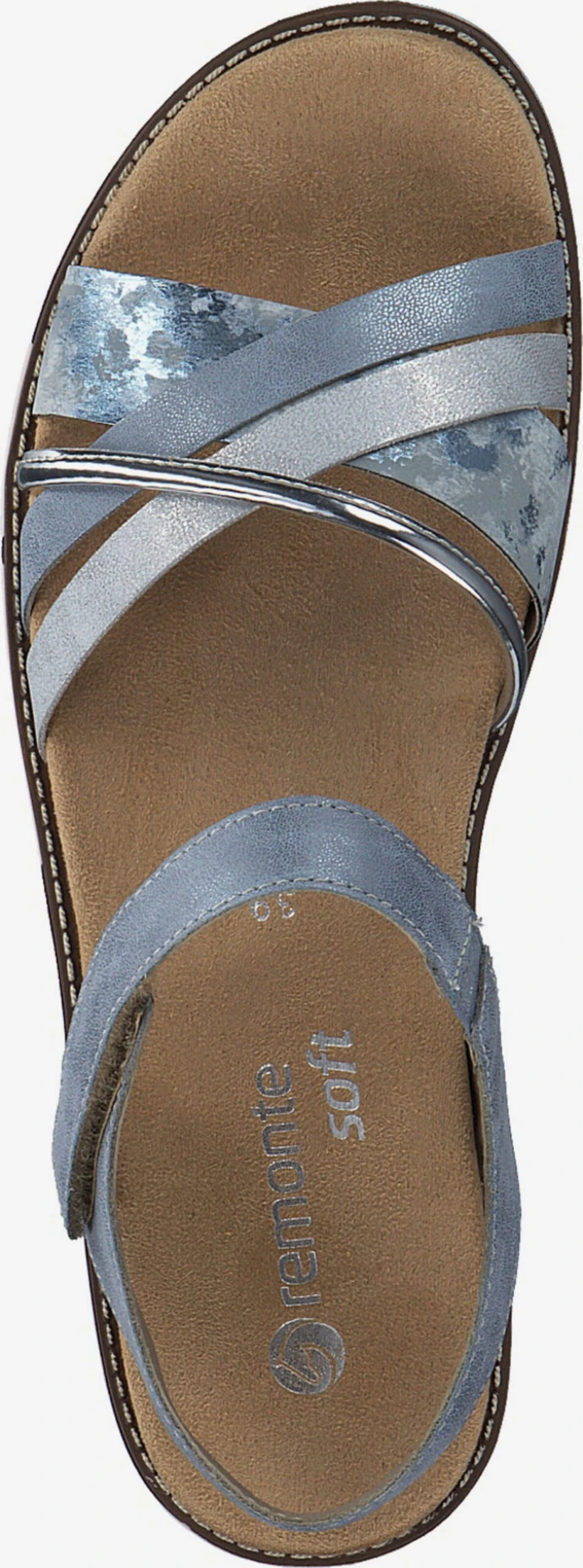 Remonte Sandalen Met Bandjes Sandalen Met Riem Dames Smoky Blue / Lichtblauw 6 Remonte Sandalen Met Bandjes Sandalen Met Riem Dames Smoky Blue / Lichtblauw - Afbeelding 6