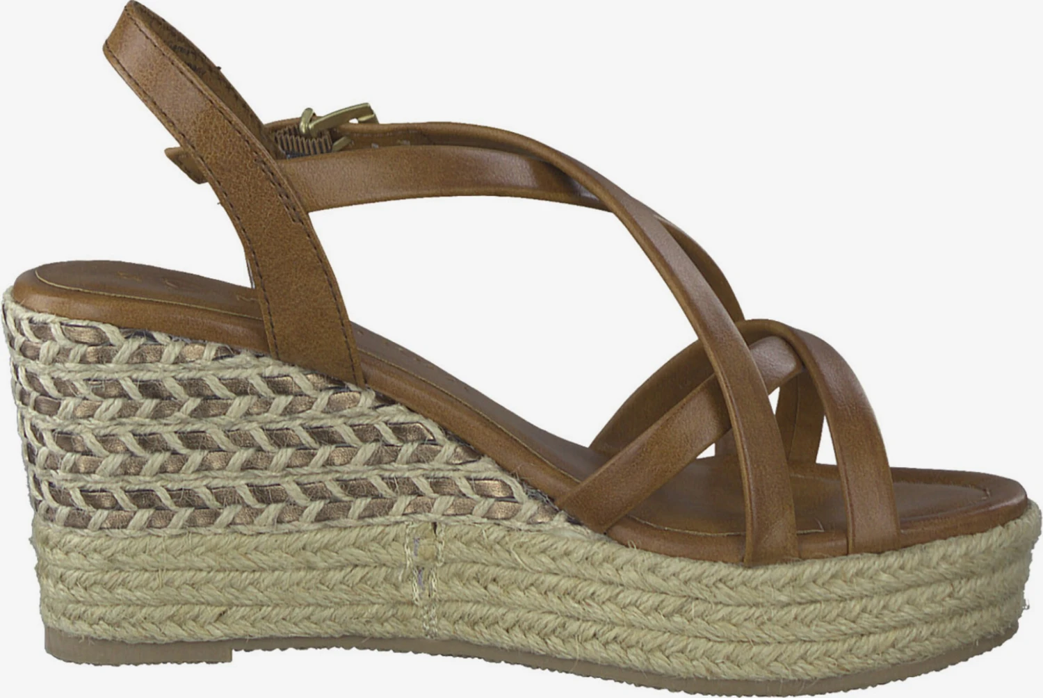 Marco Tozzi Sandalen Met Hak Sandaal Dames Cognac 3 Marco Tozzi Sandalen Met Hak Sandaal Dames Cognac - Afbeelding 3