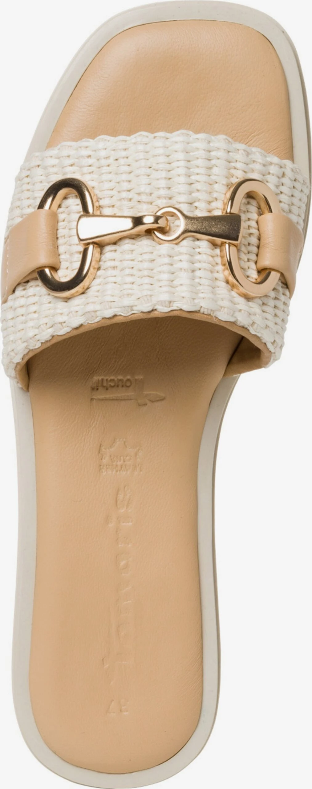 Tamaris Plateau Sandalen Muiltjes Dames Beige 2 Tamaris Plateau Sandalen Muiltjes Dames Beige - Afbeelding 2