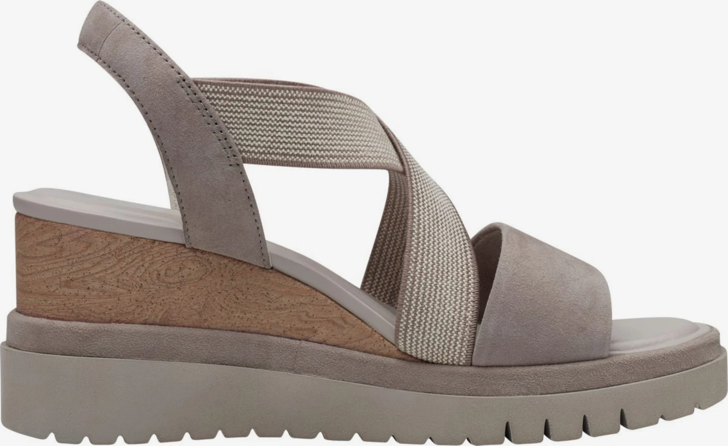 Tamaris Sandalen Met Hak Sandaal Dames Taupe 3 Tamaris Sandalen Met Hak Sandaal Dames Taupe - Afbeelding 3