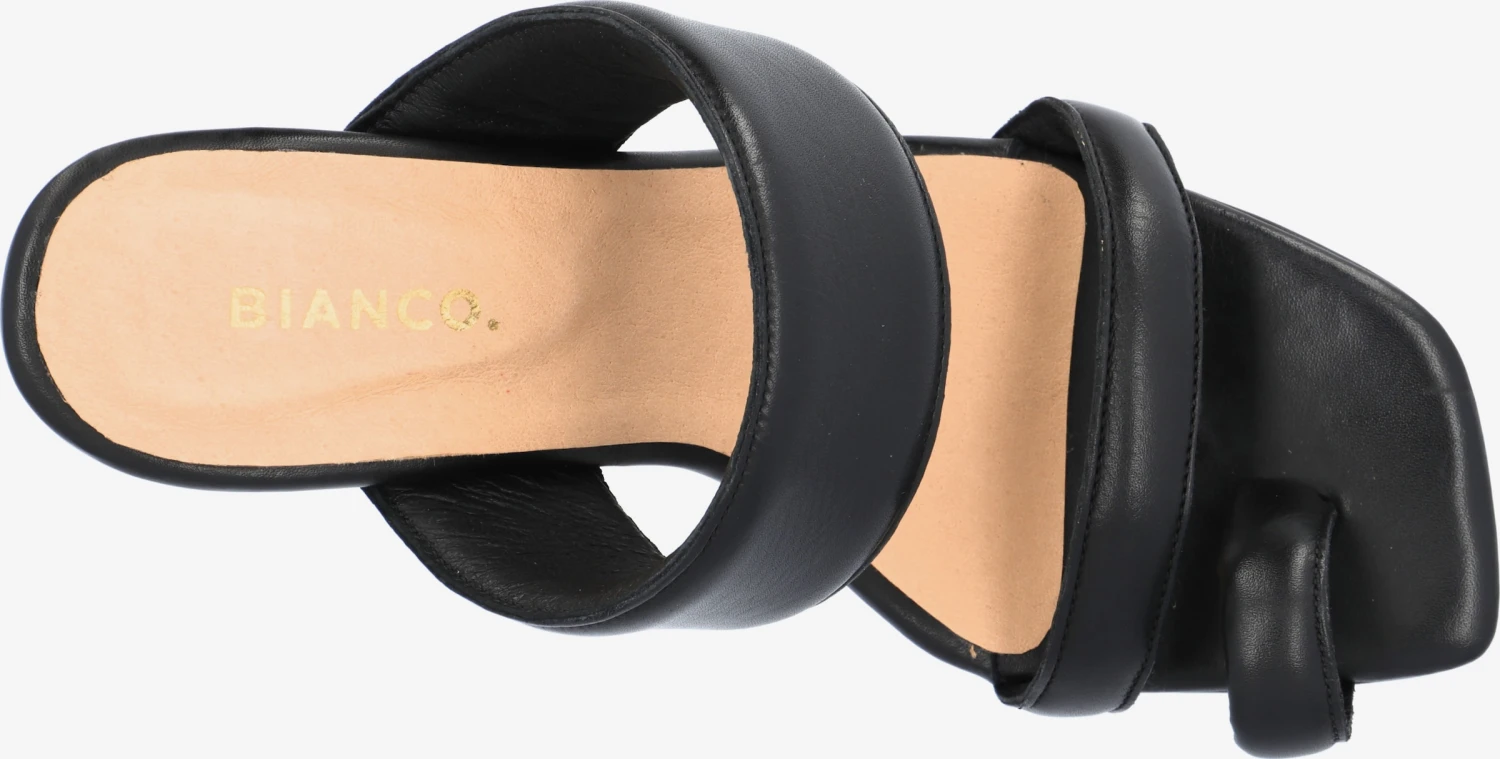 Bianco Slippers Teenslipper FABLE Dames Zwart 2 Bianco Slippers Teenslipper FABLE Dames Zwart - Afbeelding 2