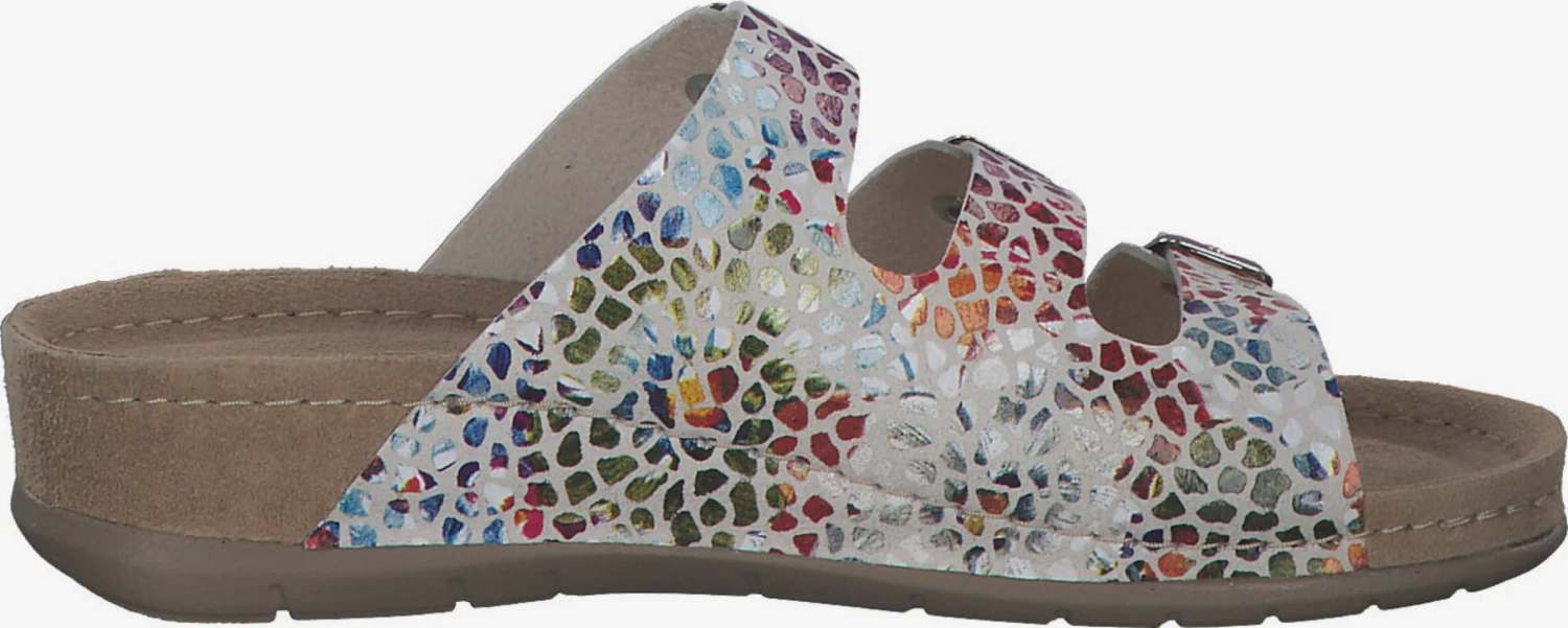 Rohde Plateau Sandalen Muiltjes 5851 Dames Beige 4 Rohde Plateau Sandalen Muiltjes 5851 Dames Beige - Afbeelding 4