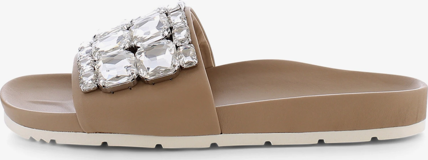 Kennel & Schmenger Plateau Sandalen Muiltjes LOVE Dames Lichtbruin 1 Kennel & Schmenger Plateau Sandalen Muiltjes LOVE Dames Lichtbruin