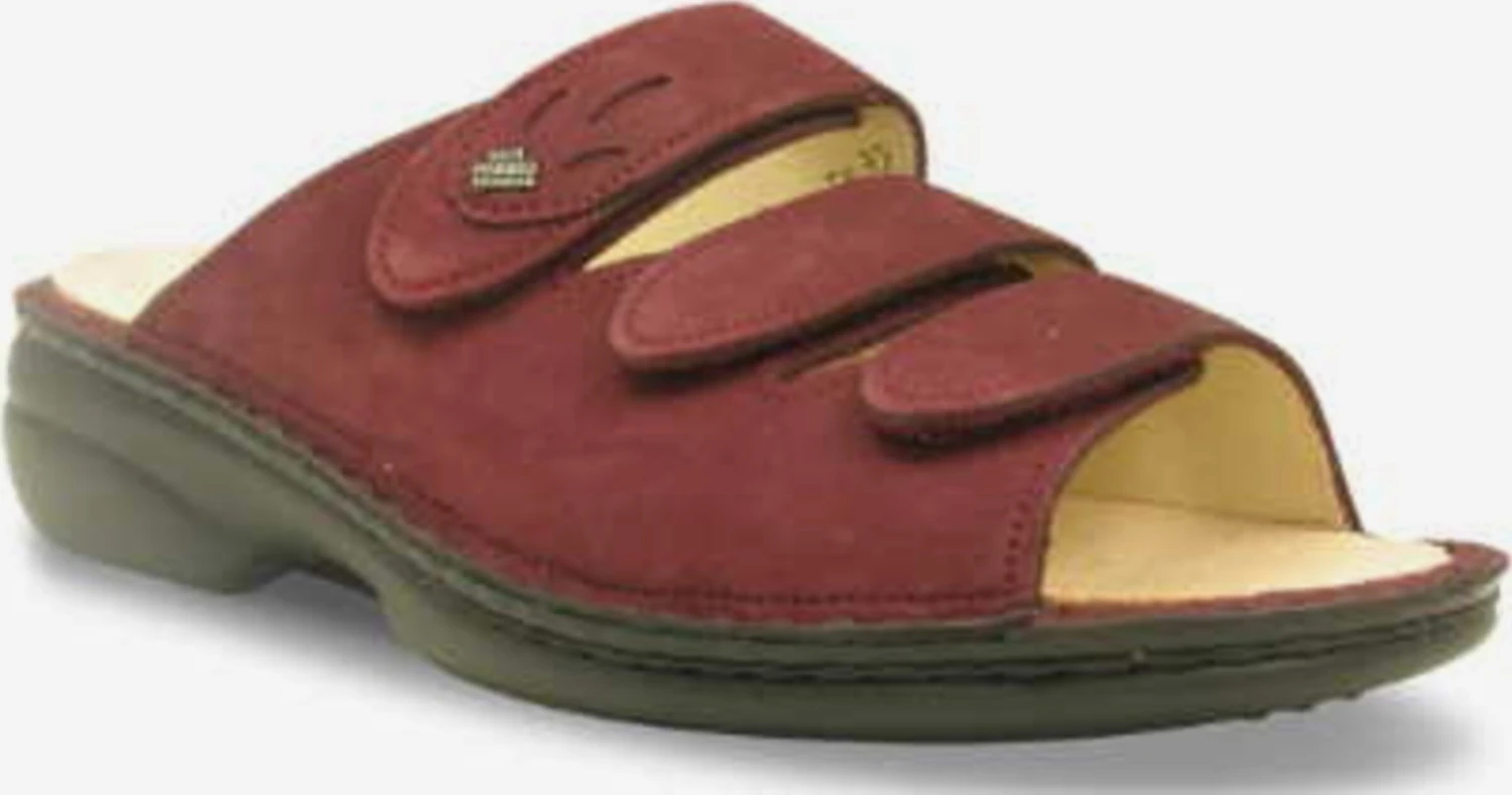 Finn Comfort Plateau Sandalen Muiltjes Dames Bordeaux 6 Finn Comfort Plateau Sandalen Muiltjes Dames Bordeaux - Afbeelding 6