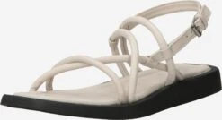 Sandalen Met Bandjes Sandalen Met Riem Dames Wolwit
