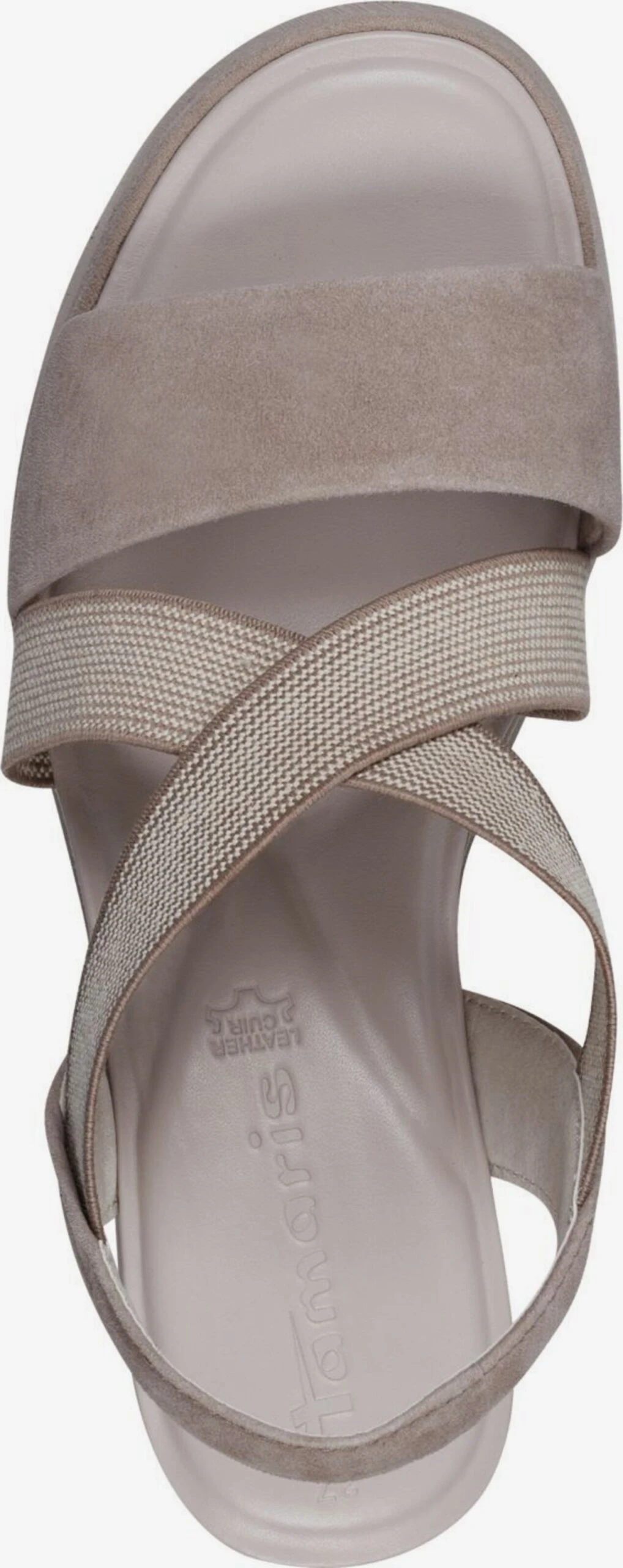 Tamaris Sandalen Met Hak Sandaal Dames Taupe 2 Tamaris Sandalen Met Hak Sandaal Dames Taupe - Afbeelding 2
