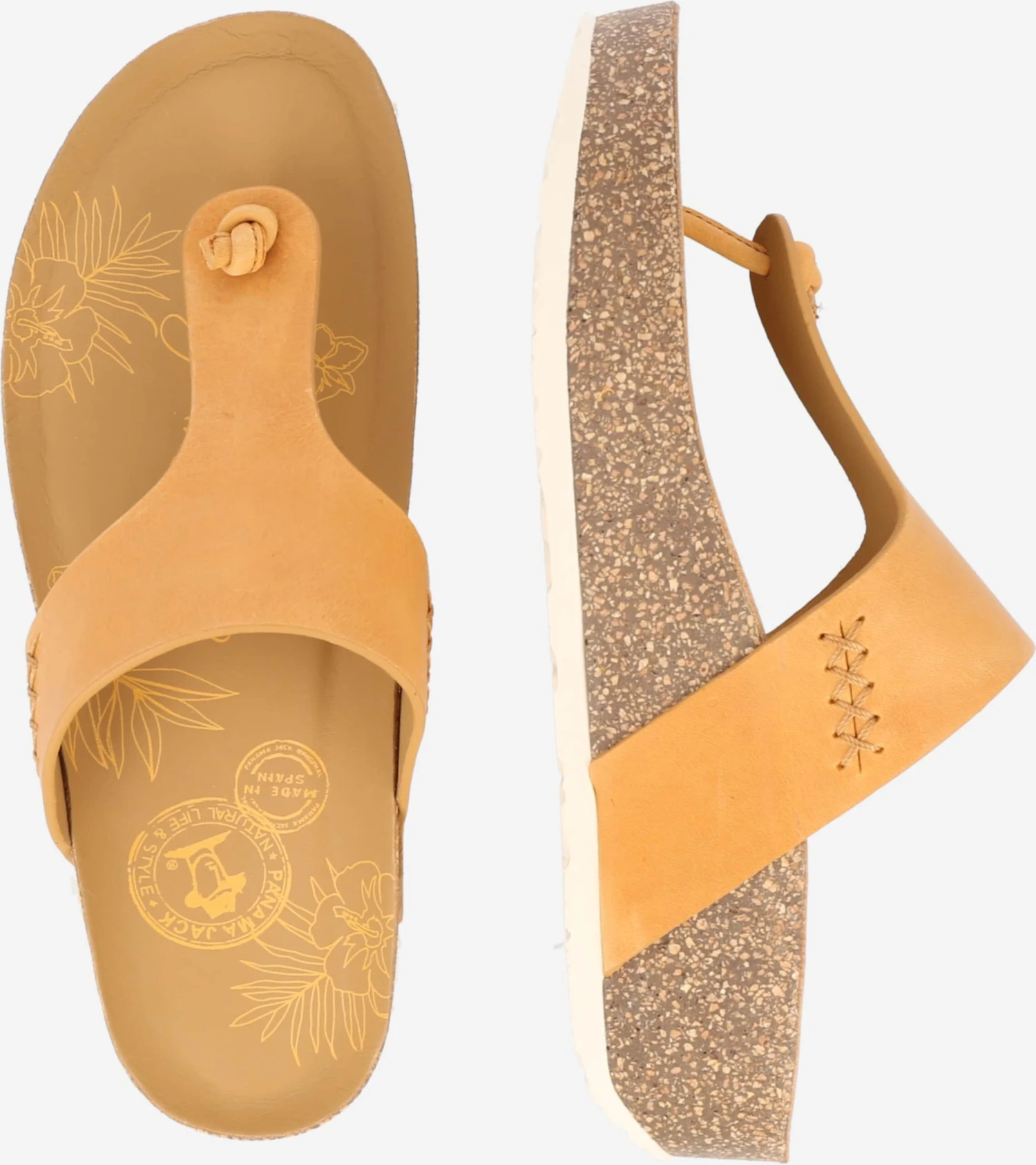 Panama Jack Slippers Teenslipper Quinoa Dames Cognac 2 Panama Jack Slippers Teenslipper Quinoa Dames Cognac - Afbeelding 2