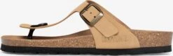 Plateau Sandalen Muiltjes MERCURE Dames Bruin