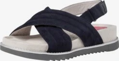 Jana Plateau Sandalen Sandaal Dames Donkerblauw