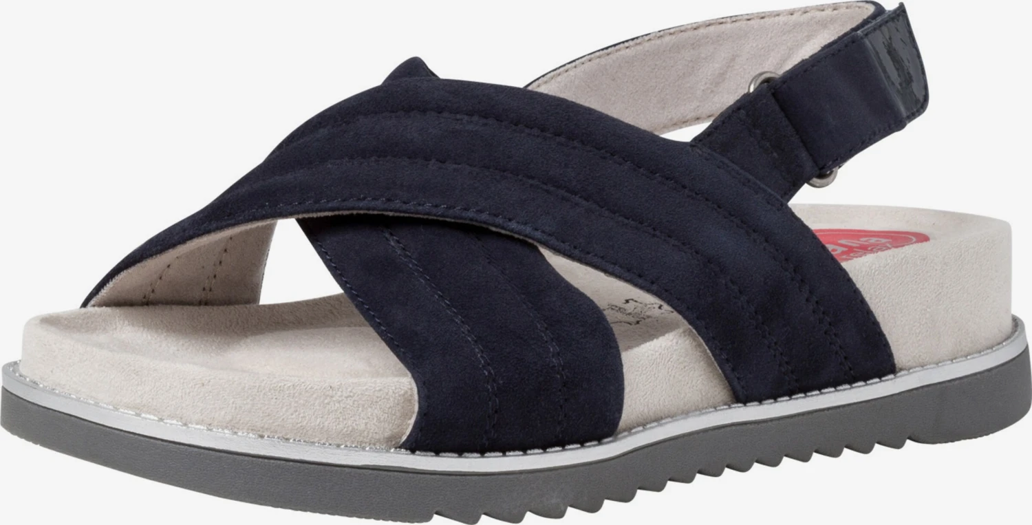 Jana Plateau Sandalen Sandaal Dames Donkerblauw 1 Jana Plateau Sandalen Sandaal Dames Donkerblauw
