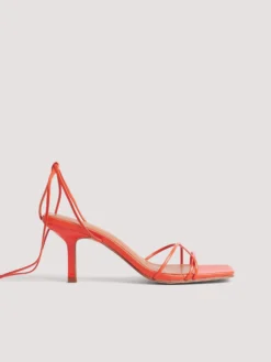 NA-KD Sandalen Met Hak Sandalen Met Riem Dames Oranje